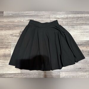 Chic Black Skater Skirt